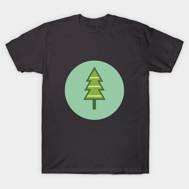 Fir Tree T-Shirt by jpforrest